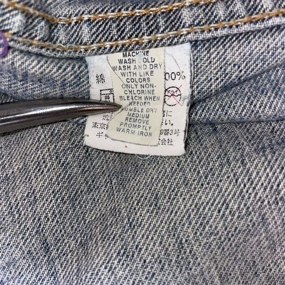 Unisex Gap Denim Gap Customized , Medium Wash Denim Icon Jean Jacket, Sz Large  - Picture 10 of 16